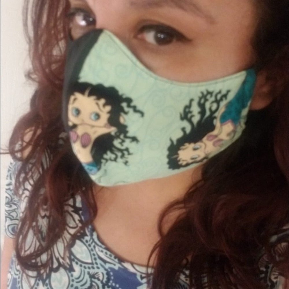 BETTY BOOP FACE MASK WASHABLE